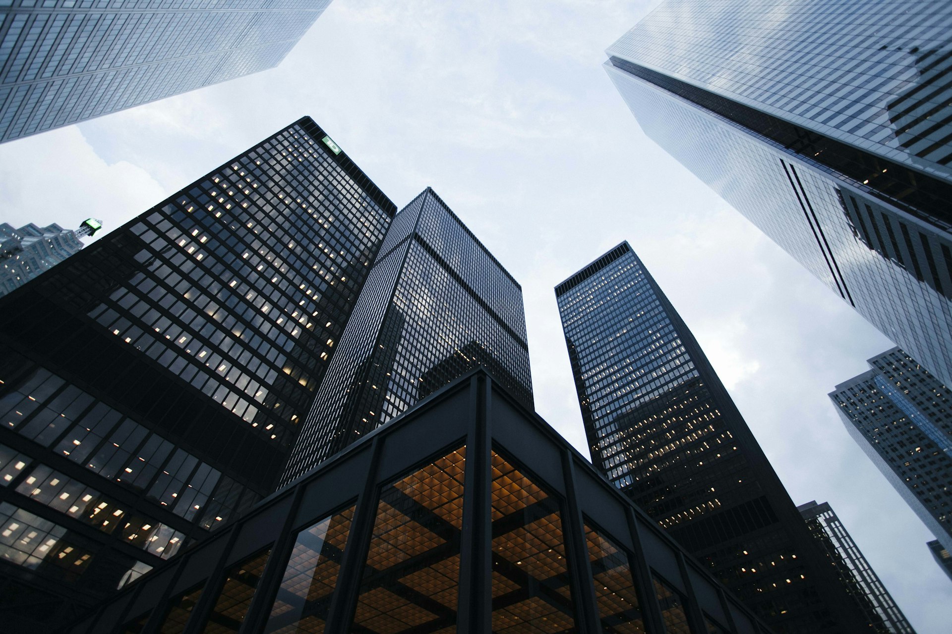 Modern corporate building